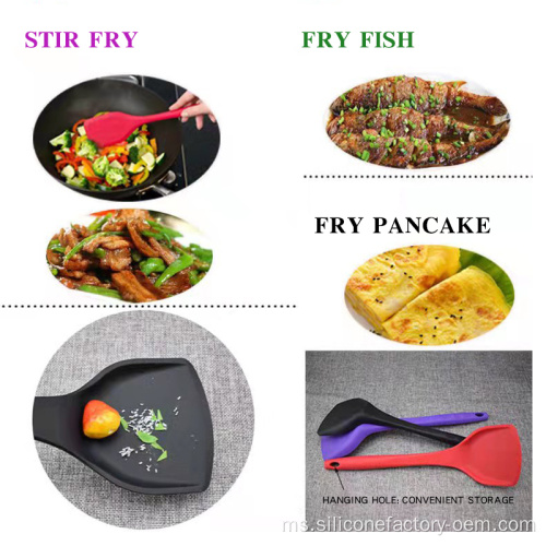 Silikon silikon silikon spatula spatula memasak mesra alam